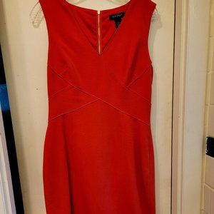 sleeveless lined dress